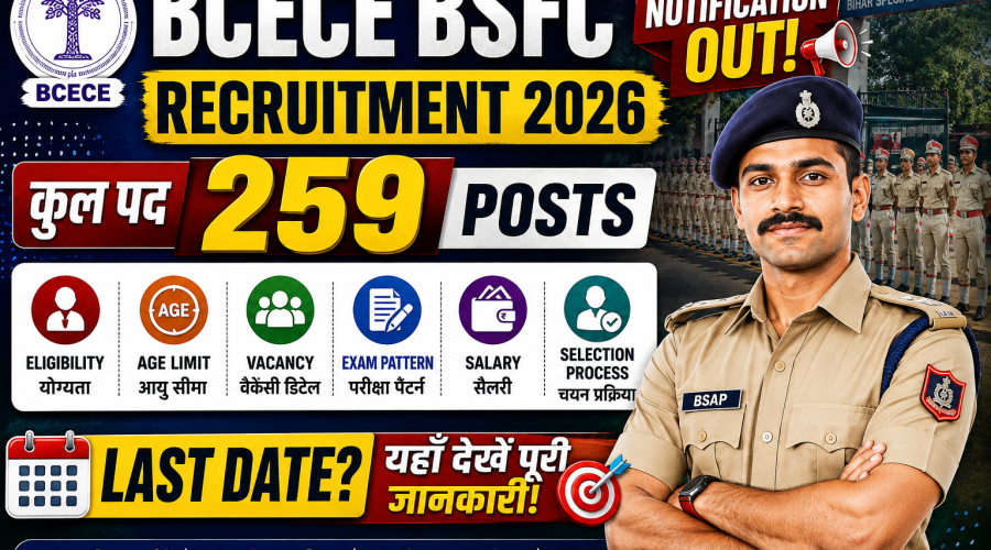 BCECE BSFC Recruitment 2026